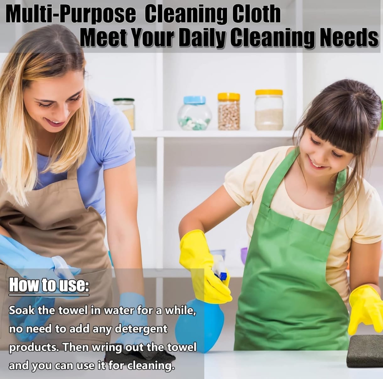 30 cm Microfiber Thickened Magic Cleaning Cloth, Reusable Microfiber Cloths (15Piece)